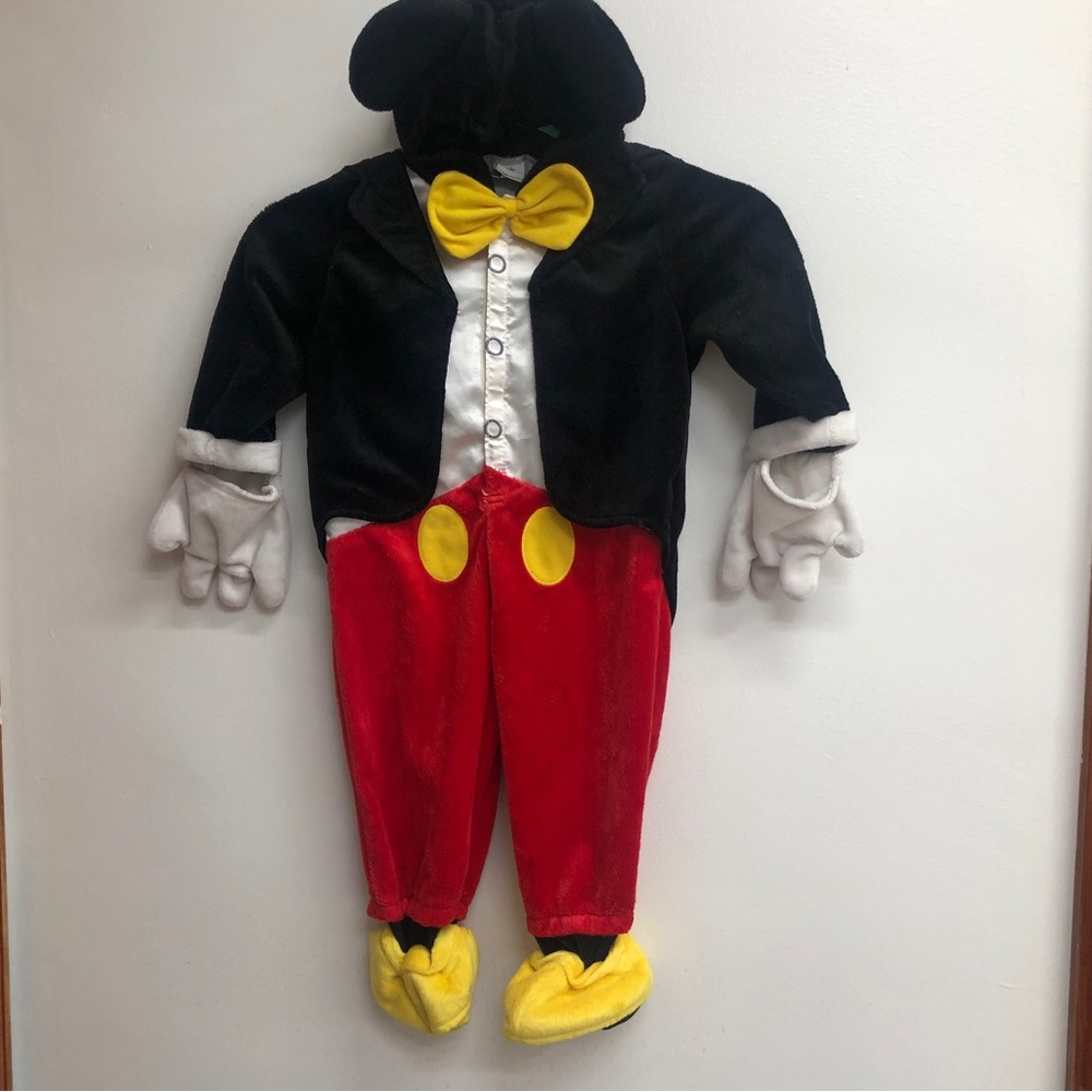 Disney Baby Mickey Mouse Halloween Costume 12-18 months, one piece. EUC